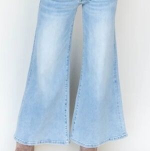 Light Blue Wide-Leg Women's Jeans Mica Brand NEW